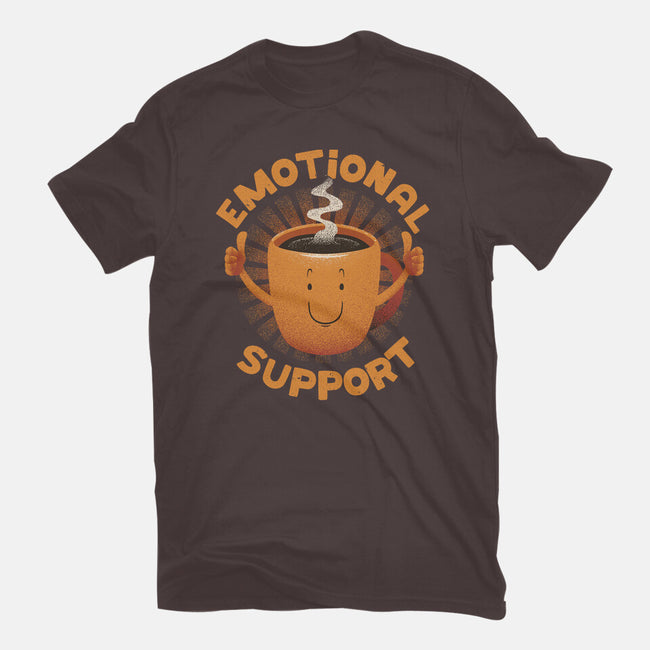 Emotional Support Coffee-Womens-Basic-Tee-tobefonseca
