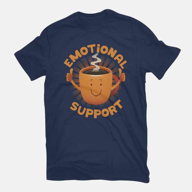 Emotional Support Coffee-Unisex-Basic-Tee-tobefonseca