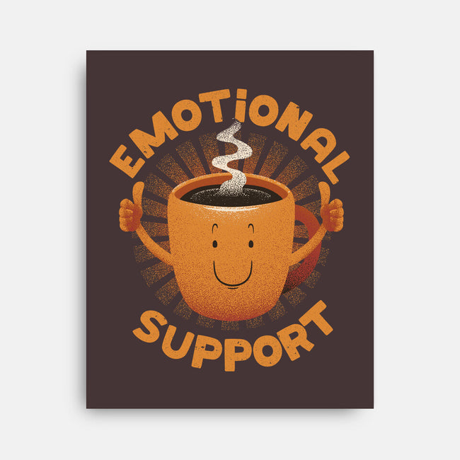 Emotional Support Coffee-None-Stretched-Canvas-tobefonseca