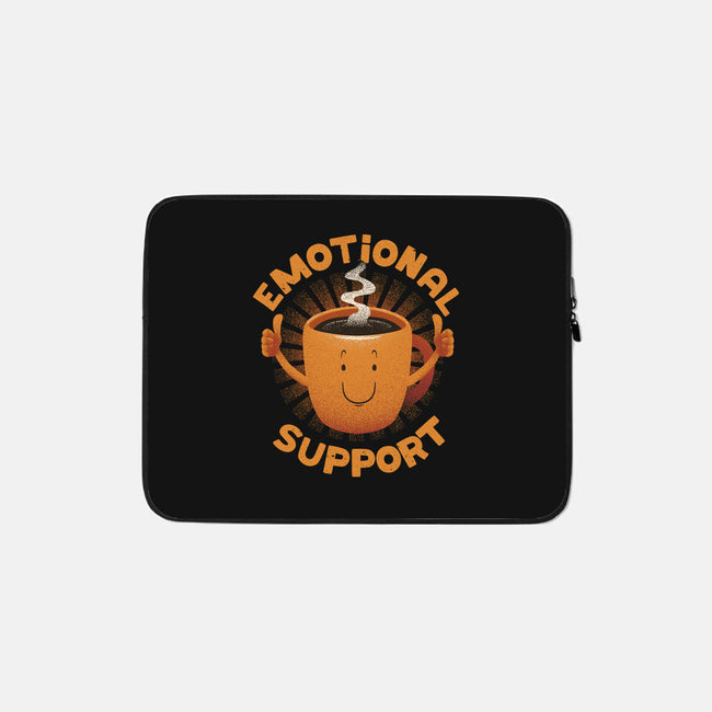 Emotional Support Coffee-None-Zippered-Laptop Sleeve-tobefonseca