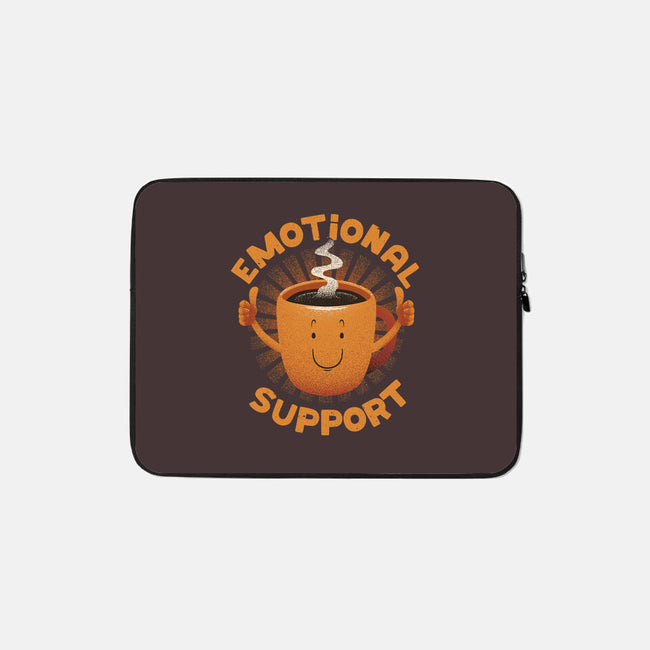 Emotional Support Coffee-None-Zippered-Laptop Sleeve-tobefonseca