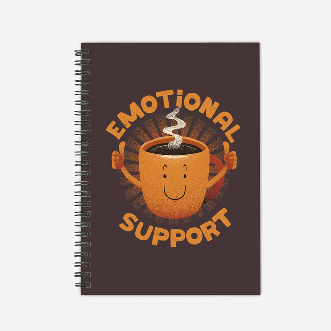 Emotional Support Coffee-None-Dot Grid-Notebook-tobefonseca