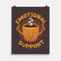 Emotional Support Coffee-None-Matte-Poster-tobefonseca