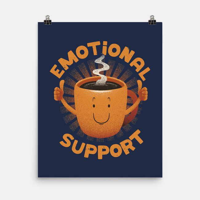 Emotional Support Coffee-None-Matte-Poster-tobefonseca