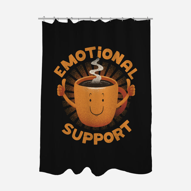 Emotional Support Coffee-None-Polyester-Shower Curtain-tobefonseca