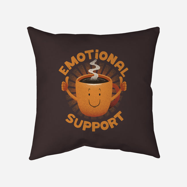 Emotional Support Coffee-None-Removable Cover w Insert-Throw Pillow-tobefonseca