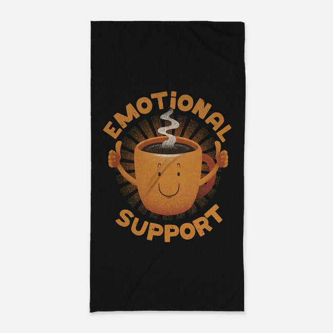 Emotional Support Coffee-None-Beach-Towel-tobefonseca