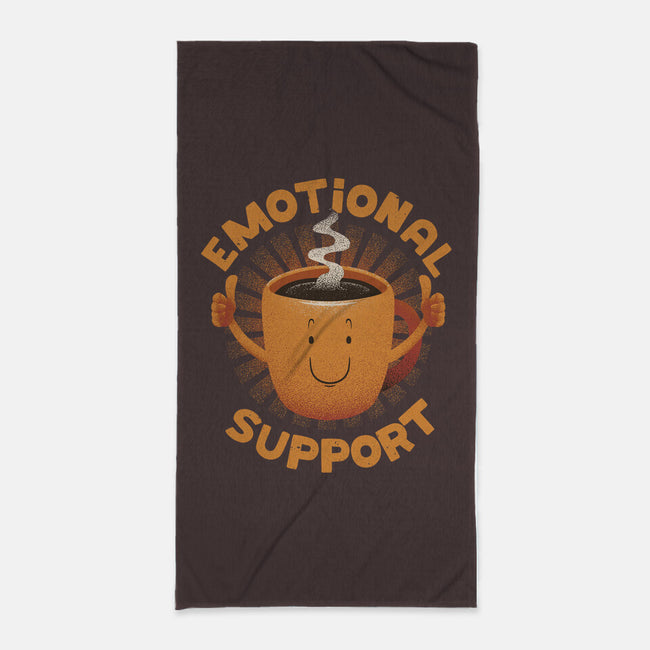 Emotional Support Coffee-None-Beach-Towel-tobefonseca