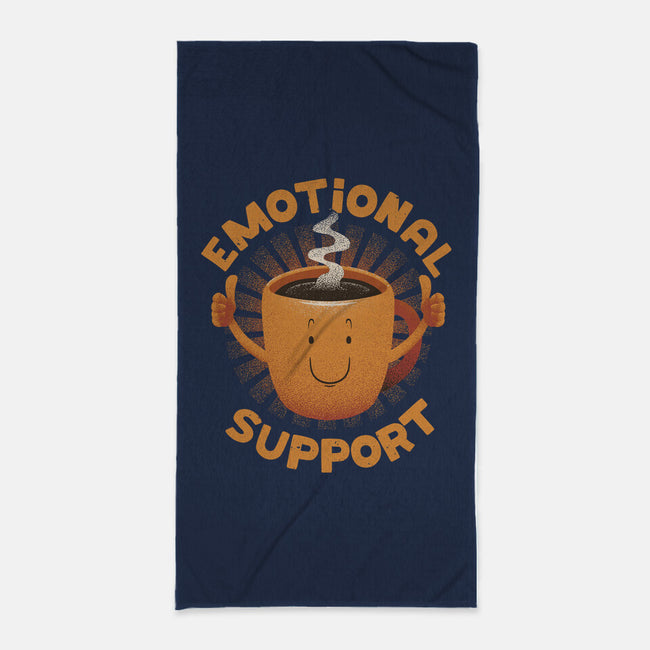 Emotional Support Coffee-None-Beach-Towel-tobefonseca