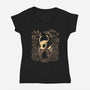 GodMaster-Womens-V-Neck-Tee-aLIEEz