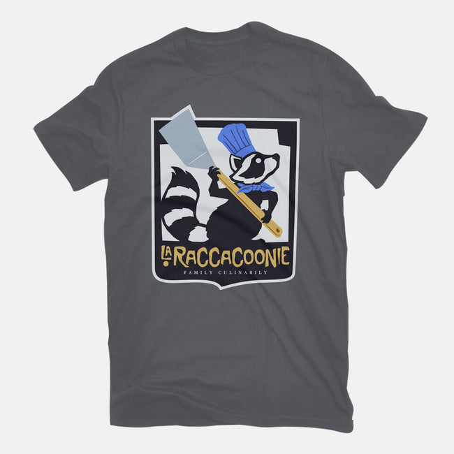 La Raccacoonie-Mens-Heavyweight-Tee-yellovvjumpsuit