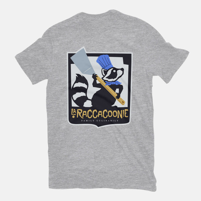 La Raccacoonie-Mens-Heavyweight-Tee-yellovvjumpsuit