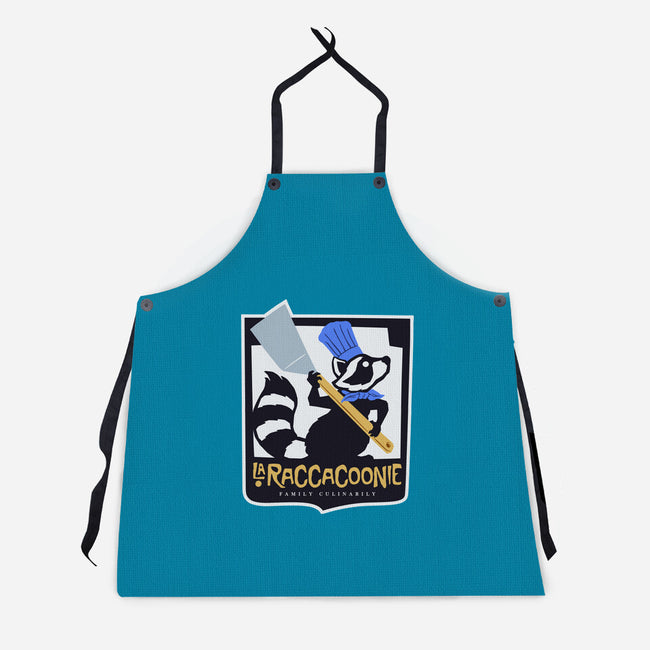 La Raccacoonie-Unisex-Kitchen-Apron-yellovvjumpsuit