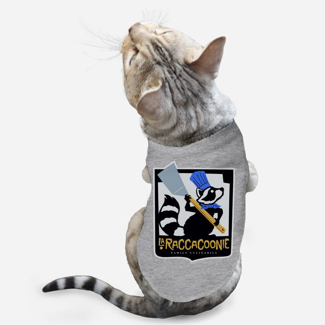 La Raccacoonie-Cat-Basic-Pet Tank-yellovvjumpsuit