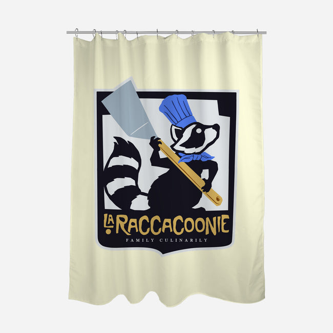 La Raccacoonie-None-Polyester-Shower Curtain-yellovvjumpsuit