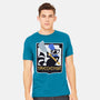 La Raccacoonie-Mens-Heavyweight-Tee-yellovvjumpsuit