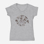 Timeline-Womens-V-Neck-Tee-kg07