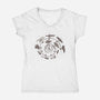 Timeline-Womens-V-Neck-Tee-kg07