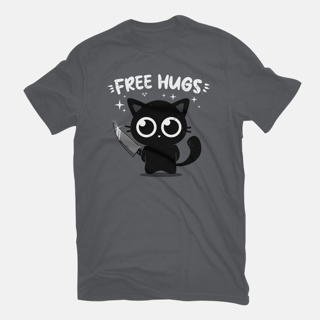 Free Kitty Hugs-Womens-Basic-Tee-erion_designs