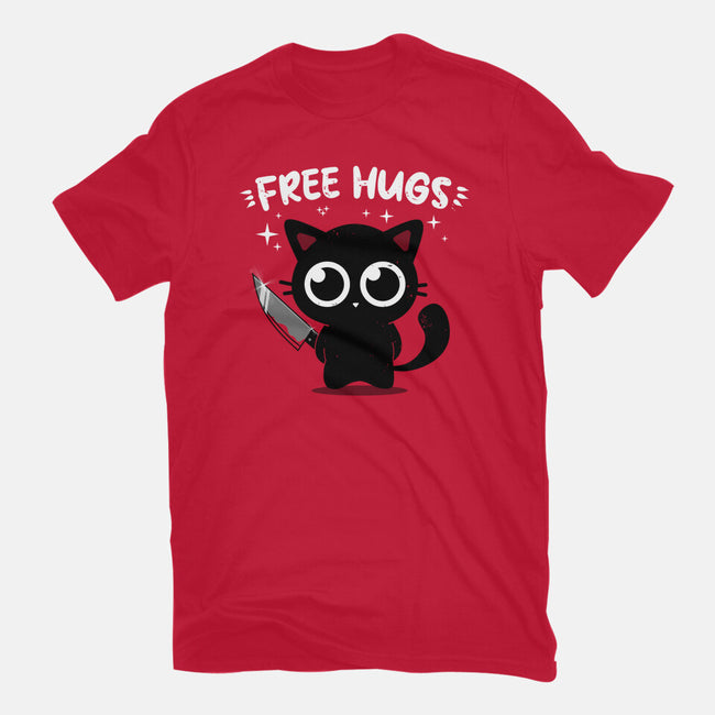 Free Kitty Hugs-Mens-Heavyweight-Tee-erion_designs