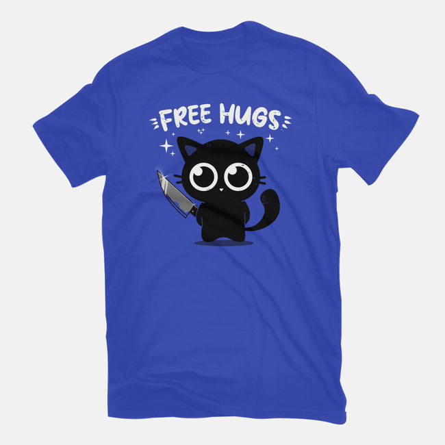 Free Kitty Hugs-Womens-Basic-Tee-erion_designs