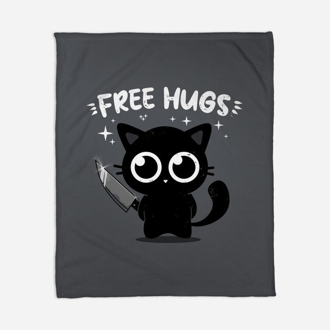 Free Kitty Hugs-None-Fleece-Blanket-erion_designs