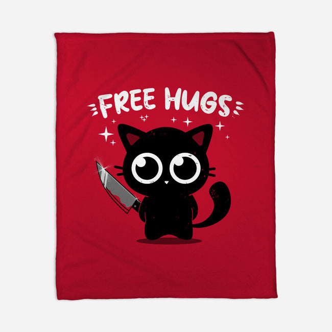 Free Kitty Hugs-None-Fleece-Blanket-erion_designs