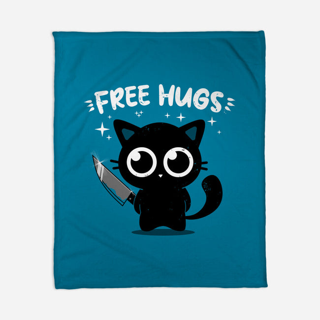 Free Kitty Hugs-None-Fleece-Blanket-erion_designs