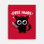 Free Kitty Hugs-None-Stretched-Canvas-erion_designs