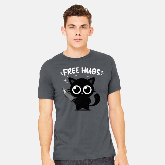 Free Kitty Hugs-Mens-Heavyweight-Tee-erion_designs