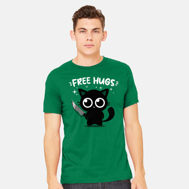 Free Kitty Hugs-Mens-Heavyweight-Tee-erion_designs