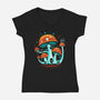Catland-Womens-V-Neck-Tee-erion_designs