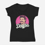 Daddie-Womens-V-Neck-Tee-Geekydog