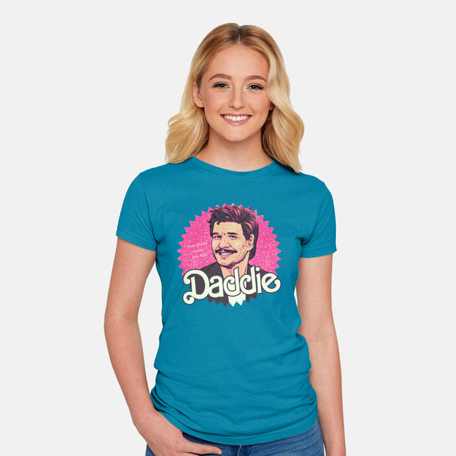 Daddie-Womens-Fitted-Tee-Geekydog