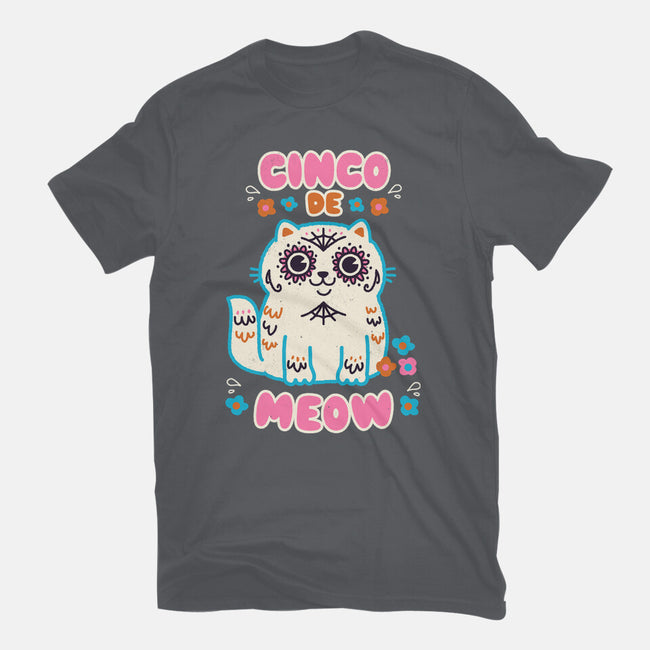 Cinco De Meow-Mens-Heavyweight-Tee-Weird & Punderful