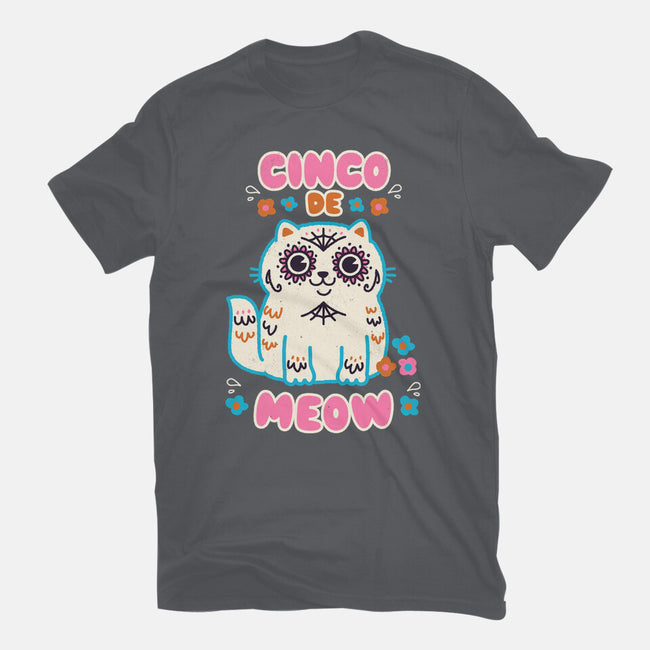 Cinco De Meow-Mens-Basic-Tee-Weird & Punderful
