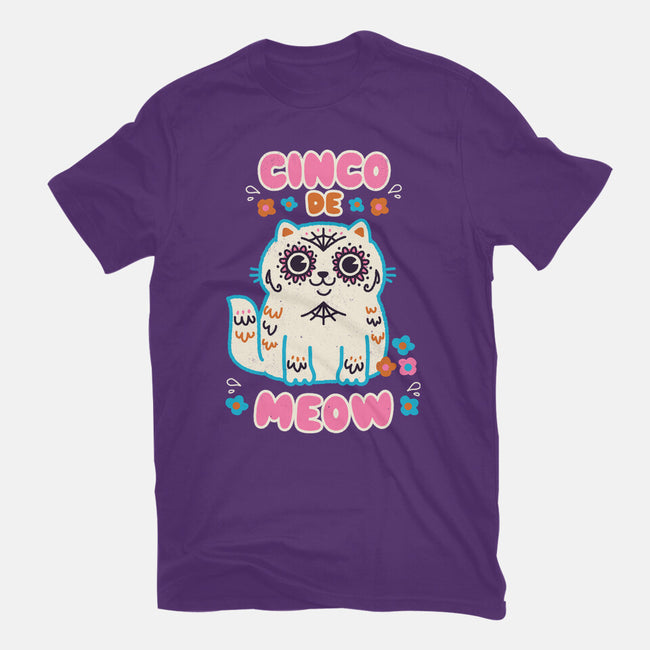 Cinco De Meow-Mens-Basic-Tee-Weird & Punderful