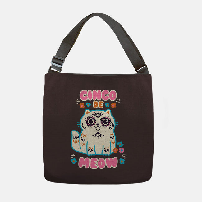 Cinco De Meow-None-Adjustable Tote-Bag-Weird & Punderful