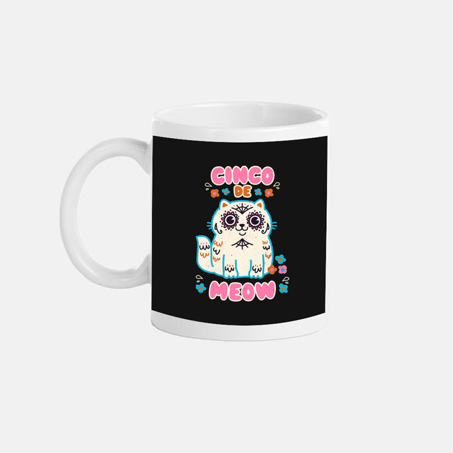 Cinco De Meow-None-Mug-Drinkware-Weird & Punderful