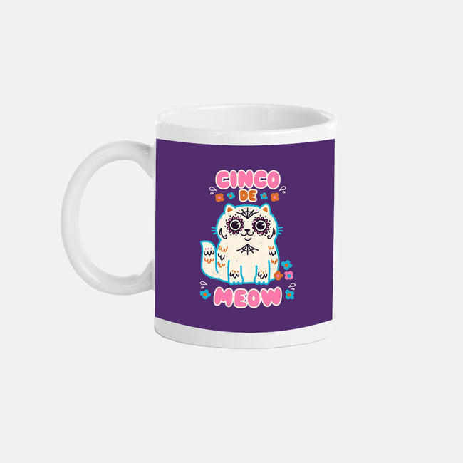 Cinco De Meow-None-Mug-Drinkware-Weird & Punderful