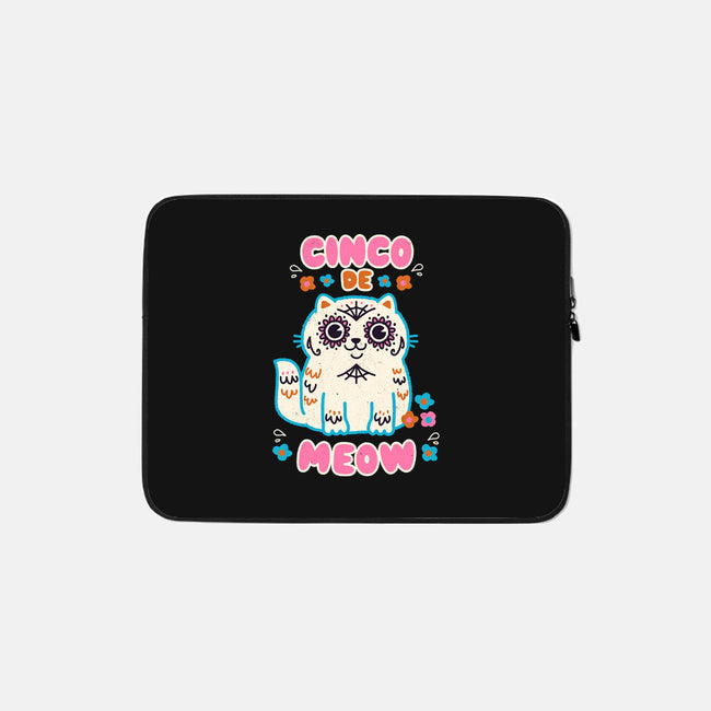 Cinco De Meow-None-Zippered-Laptop Sleeve-Weird & Punderful