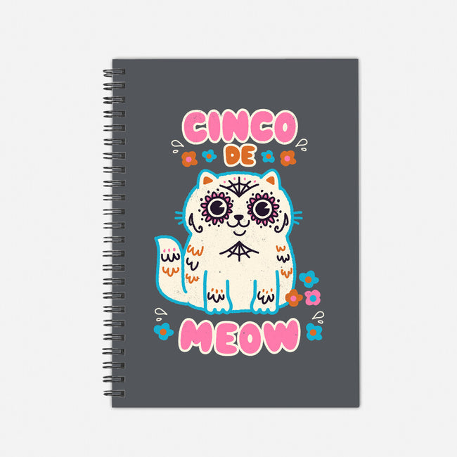 Cinco De Meow-None-Dot Grid-Notebook-Weird & Punderful