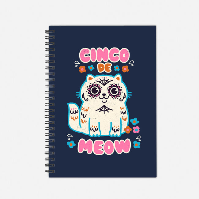 Cinco De Meow-None-Dot Grid-Notebook-Weird & Punderful