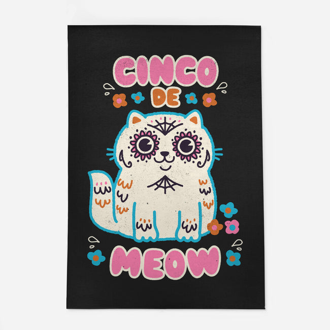 Cinco De Meow-None-Outdoor-Rug-Weird & Punderful