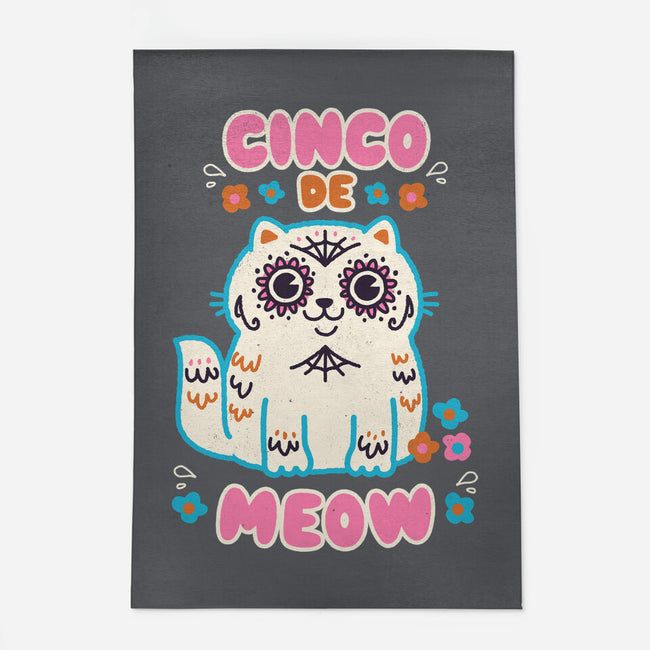 Cinco De Meow-None-Outdoor-Rug-Weird & Punderful