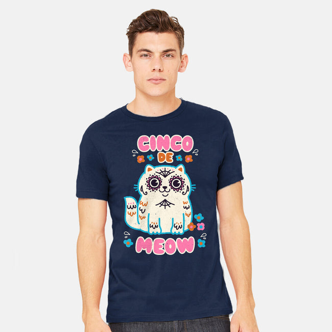 Cinco De Meow-Mens-Heavyweight-Tee-Weird & Punderful