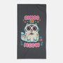 Cinco De Meow-None-Beach-Towel-Weird & Punderful