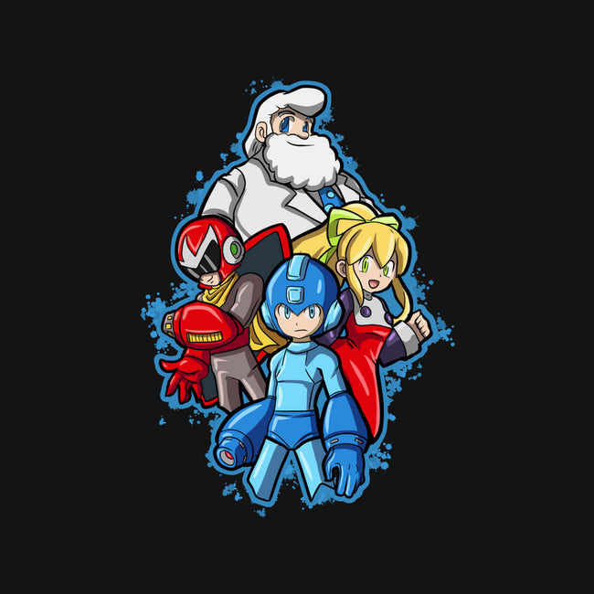 My Robot Family-None-Removable Cover w Insert-Throw Pillow-nickzzarto
