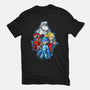 My Robot Family-Mens-Heavyweight-Tee-nickzzarto