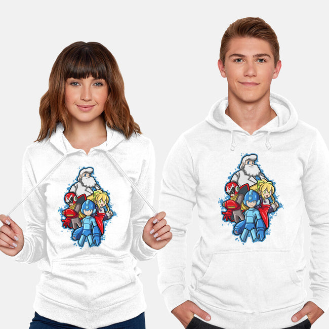 My Robot Family-Unisex-Pullover-Sweatshirt-nickzzarto